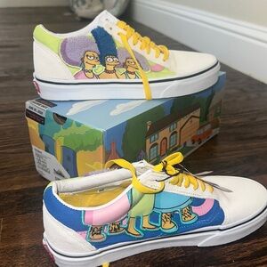 Vans x Simpsons Limited Edition Size women’s 8.5